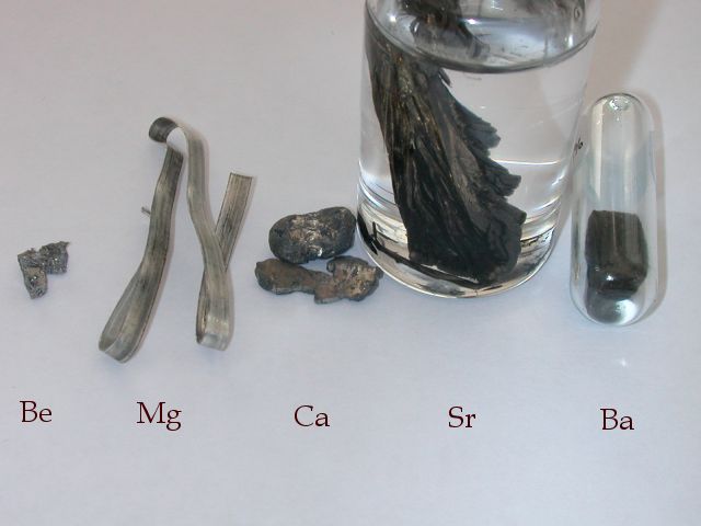Alkaline earth metals